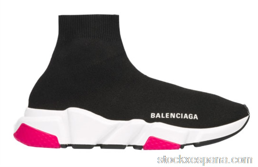 Outlet Balenciaga Speed Trainer Black Pink 540681W05G01000