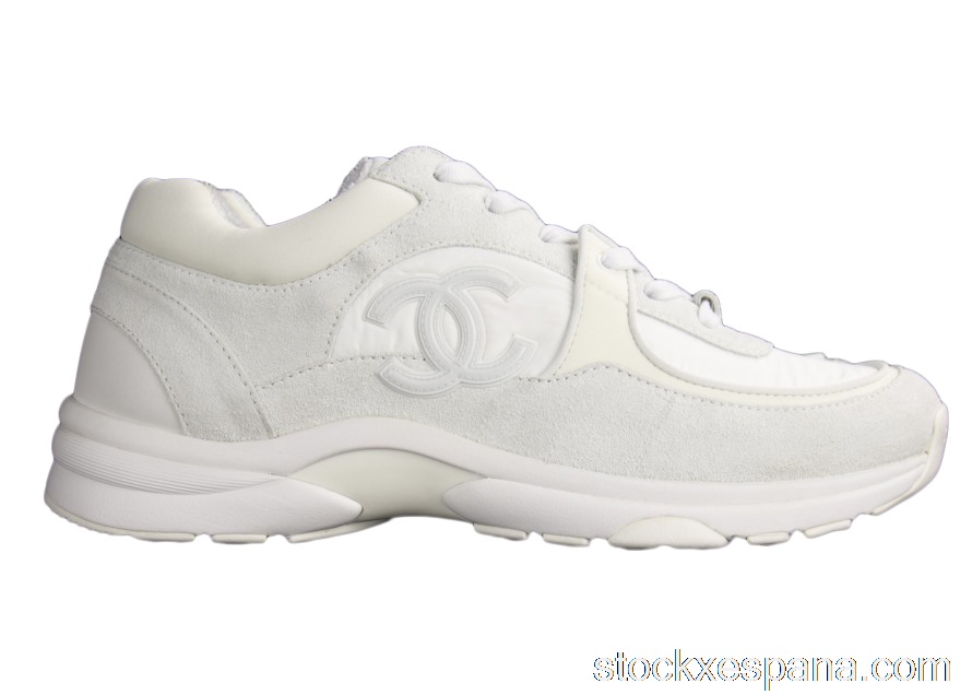 Outlet Chanel CC White SueOutlet G33745 Y52846 0G975