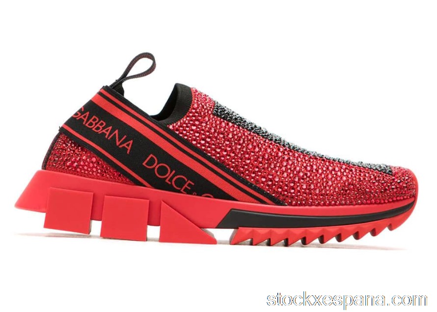 Outlet Dolce & Gabbana Sorrento Slip On Red Crystal (W) CK1644AZ28489854