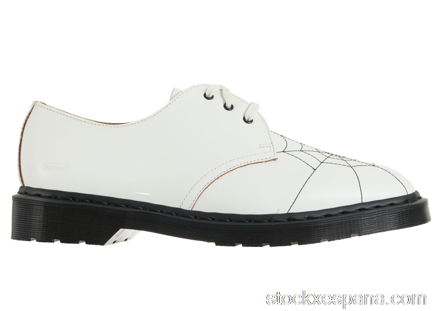 Outlet Dr. Martens 3-Eye Supreme Spiderweb White
