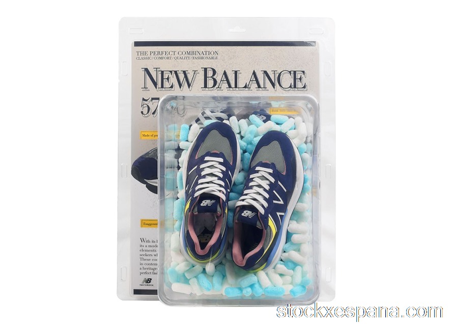 Outlet New Balance 57/40 DAHOOD Navy Grey Yellow (W) (Special Box) W5740GC