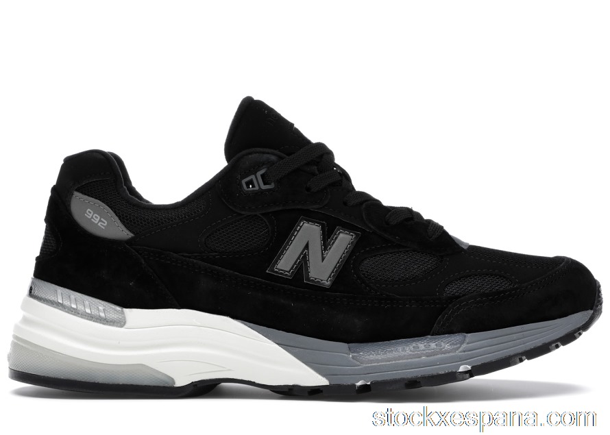Outlet New Balance 992 Black Grey (MaOutlet in USA) M992BL