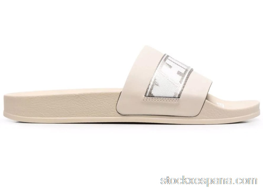 Outlet OFF-WHITE Industrial Slides Beige OMIA088F21FAB0030909