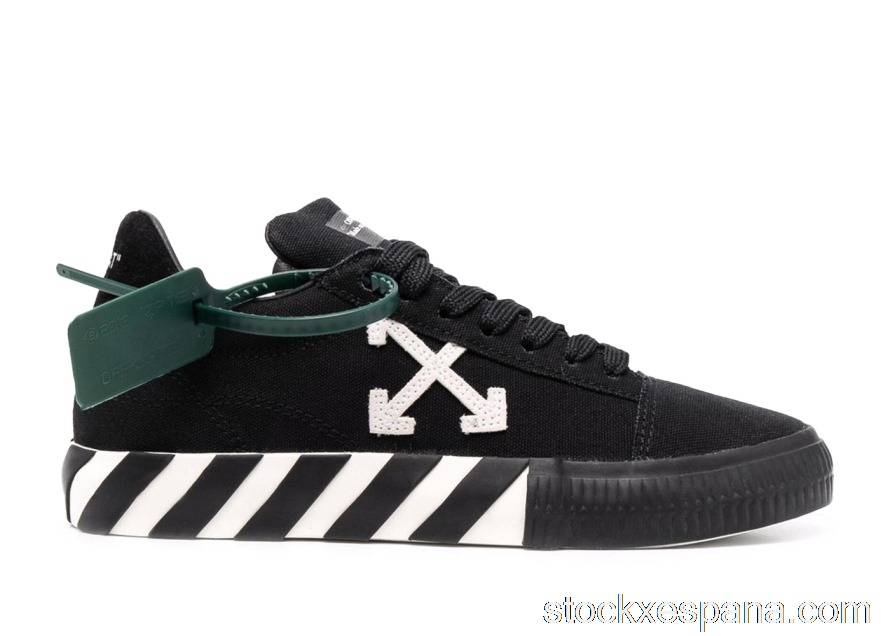 Outlet OFF-WHITE Vulc Low Canvas Black Black SS22 (W) OWIA178C99FAB0011001