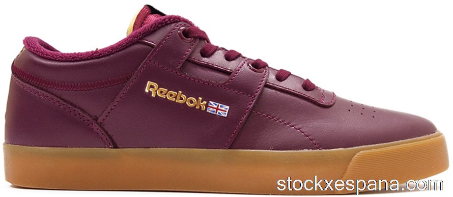 Outlet Reebok Vulcanized Workout Low Burgundy M41596