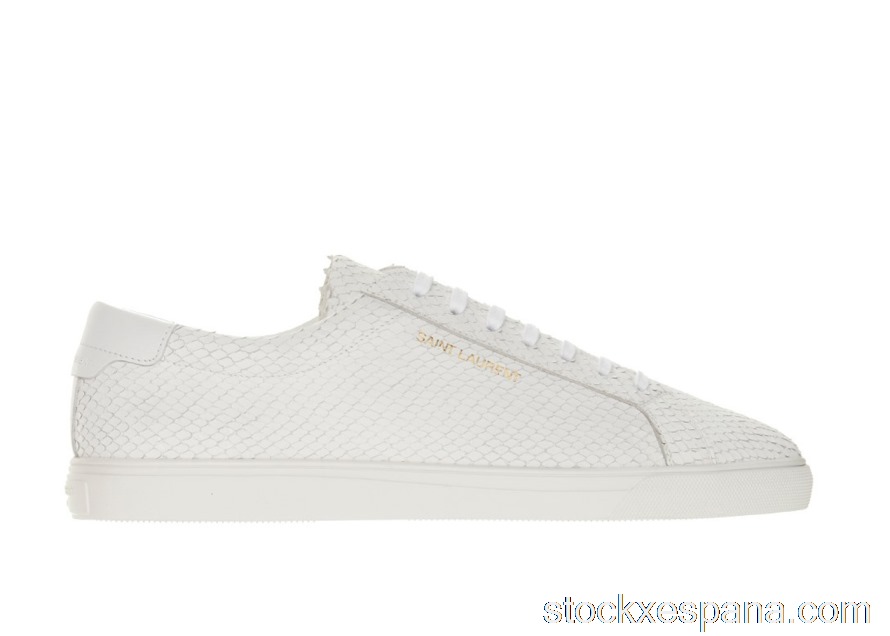 Outlet Saint Laurent Andy Python White 65007816E109030