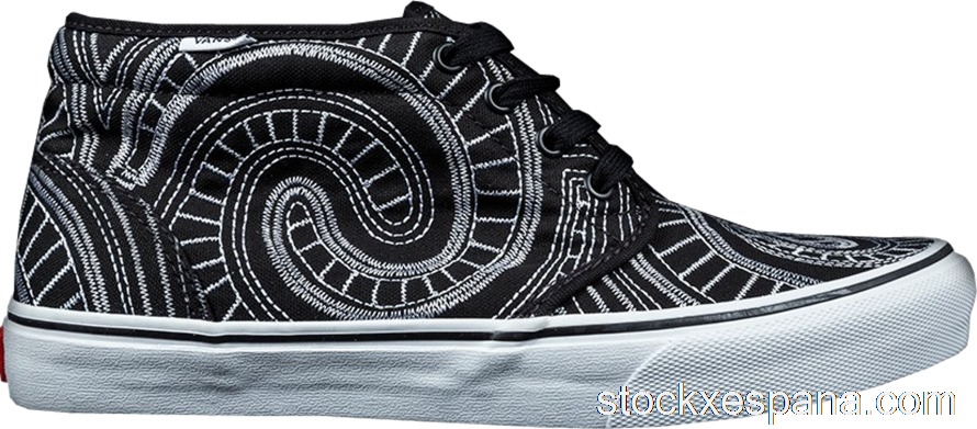 Outlet Vans Chukka Boot Supreme Spiral Black VN0SCVEFU