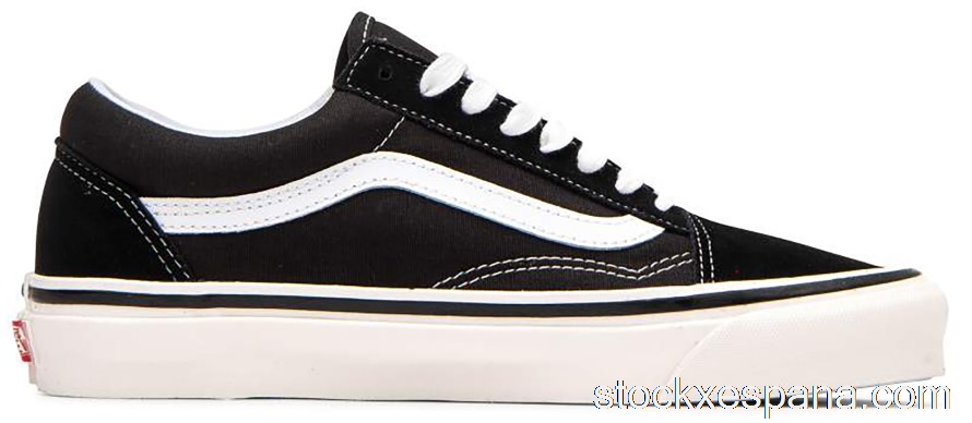 Outlet Vans Old Skool 36 Anaheim Factory Black White VN0A38G2PXC1