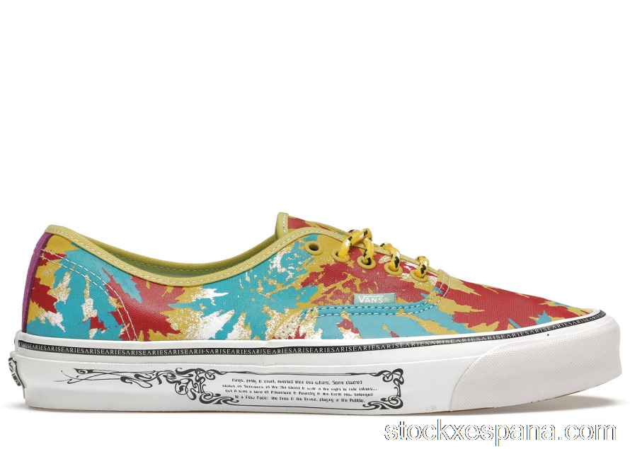 Outlet Vans Vault UA OG Authentic LX Aries Weed Leaf Yellow VN0A4BV99QW1