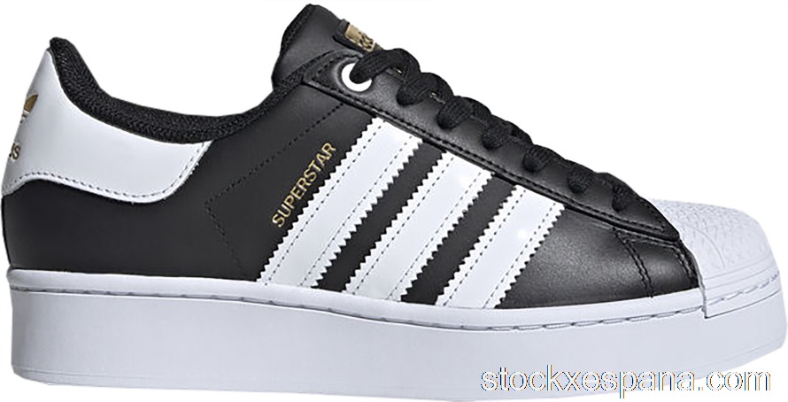 Outlet adidas Superstar Bold Black White (W) FV3335