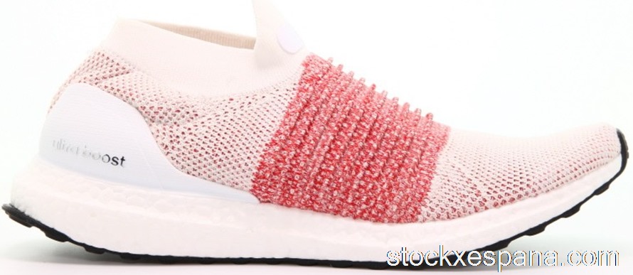 Outlet adidas Ultra Boost Laceless White Scarlet BB6136
