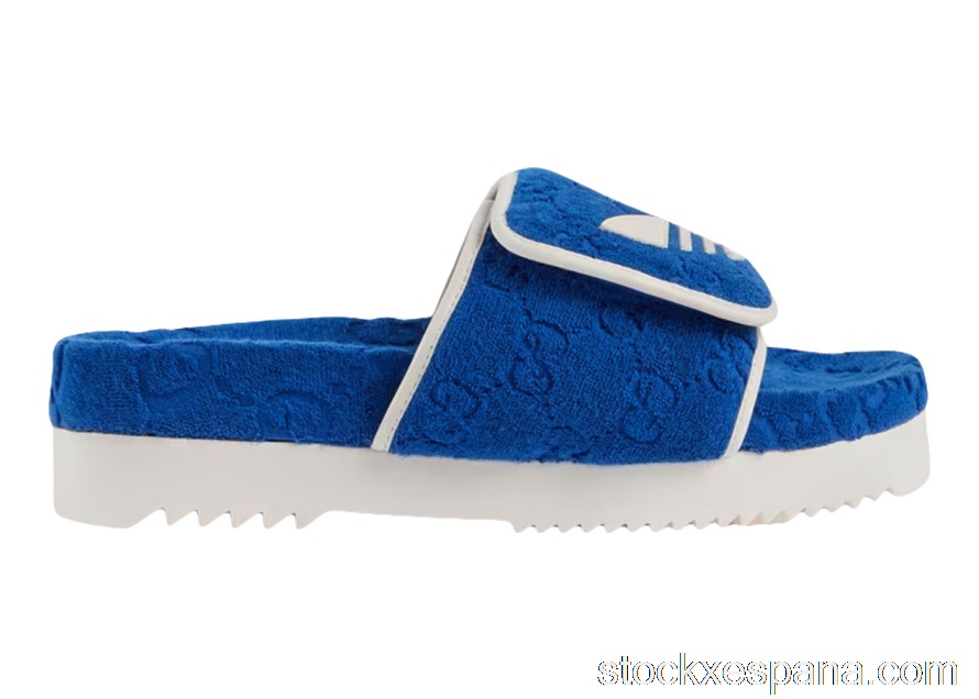 Outlet adidas x Gucci GG Platform Sandal Blue 702412UU0104160